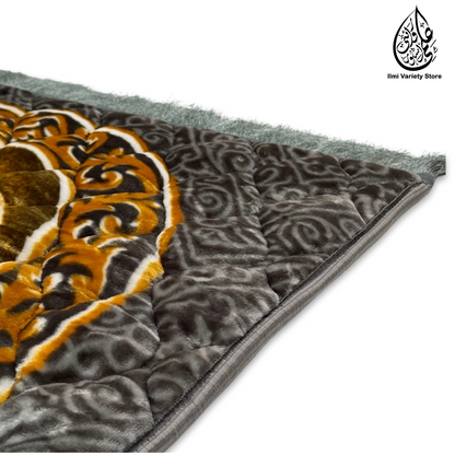 Hajre Aswad Premium Prayer Mat™ | Comfit Collection | Charcoal Grey